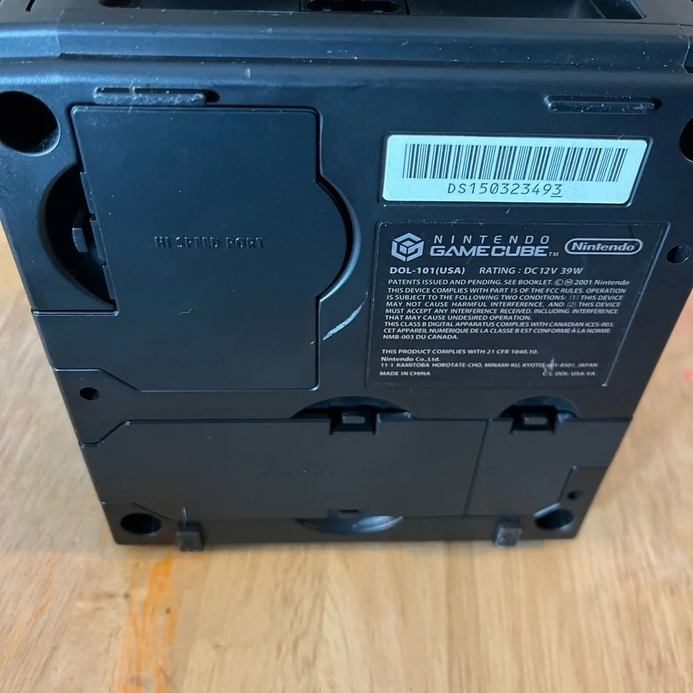 Vintage Nintendo GameCube Black Console System